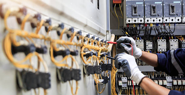 Professional Electrician technician working in River Road, NC
